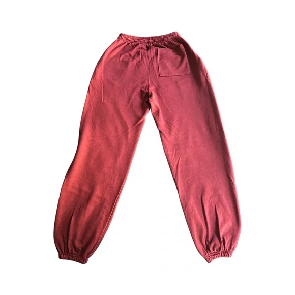 Sp5der Maroon SweatPants Men’s Medium